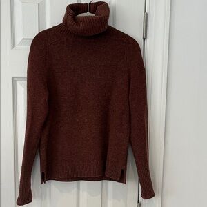 J. Crew Rich Brown Turtleneck Sweater